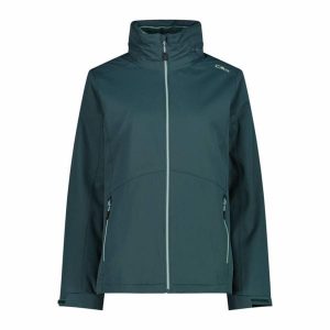 Damska kurtka wodoodporna CMP. Zielone kurtki CMP, bez wzorów, bez kaptura. Za 513,95 zł.