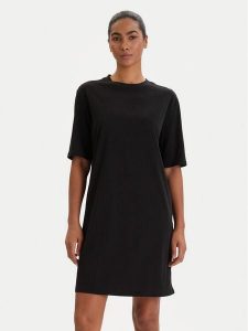 Armani Exchange Sukienka codzienna XW000825 AF10356 UC001 Czarny Regular Fit. Czarne kombinezony Armani Exchange, xs, bez wzorów, z bawełny, bez kołnierzyka, bez ramiączek. Za 379,99 zł.