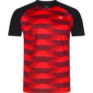 Koszulka do tenisa dla dorosłych Victor T-33102 CD. Czarne bluzki VICTOR, xl, bez wzorów, sportowe, bez kołnierzyka, bez ramiączek. Za 109,99 zł.