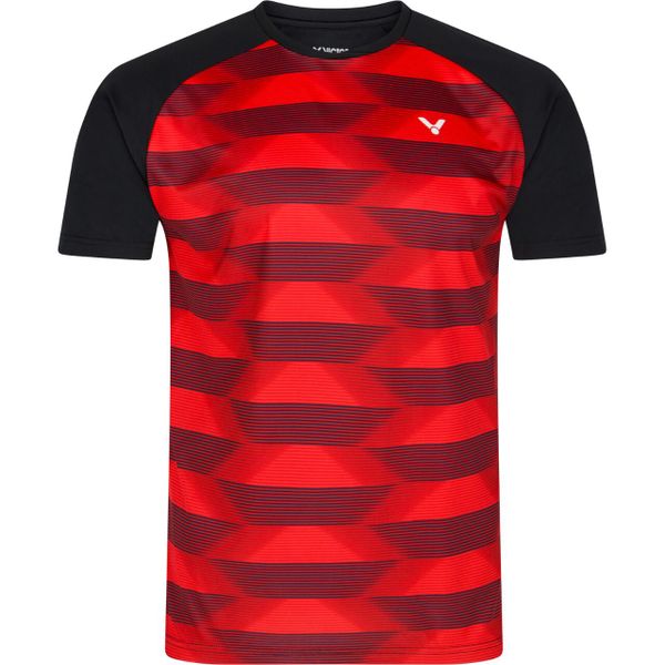 Koszulka do tenisa dla dorosłych Victor T-33102 CD. Czarne bluzki VICTOR, xl, bez wzorów, sportowe, bez kołnierzyka, bez ramiączek. Za 109,99 zł.