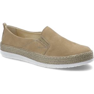 Beżowe Espadryle Wasak Wygodne Buty Damskie. Brązowe espadryle Wasak, z aplikacjami, z nubiku, bez obcasa. Za 179,00 zł.