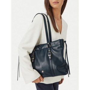 Torebka Beverly Hills Polo Club. Niebieskie torebki klasyczne Beverly Hills Polo Club, bez wzorów, bez dodatków. Za 229,99 zł.