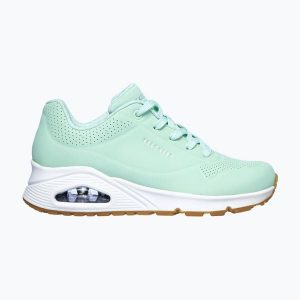Buty SKECHERS Uno Stand On Air. Zielone buty sportowe Skechers, bez wzorów, bez zapięcia. Za 279,99 zł.