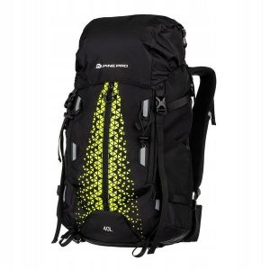 Plecak trekkingowy z pokrowcem Alpine Pro Ugame 40l. Czarne plecaki Alpine Pro. W wyprzedaży za 399,00 zł.