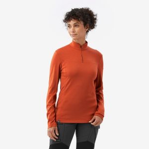 Koszulka trekkingowa damska z długim rękawem Merino Resist. Bluzki SIMOND, m, bez wzorów, z materiału, sportowe, bez kołnierzyka, bez ramiączek. Za 249,99 zł.