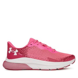 Buty do biegania Under Armour. Czerwone buty sportowe Under Armour, bez wzorów, bez zapięcia, do biegania. Za 309,99 zł.