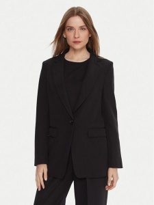 BOSS Marynarka C_Jabla3 50549396 Czarny Regular Fit. Czarne marynarki i żakiety Boss, bez wzorów, z syntetyku. Za 549,99 zł.