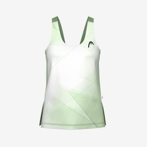 SPIRIT Tank Top Women. Zielone topy Head, s, bez wzorów, sportowe, bez kołnierzyka, bez ramiączek. Za 184,00 zł.