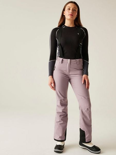 Dare 2b Spodnie narciarskie "Diminish" w kolorze fioletowym rozmiar: 42. Różowe spodnie dresowe Dare 2b, m, bez wzorów, narciarskie. Za 236,61 zł.