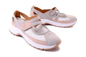 RIEKER REMONTE D0G08-40 grey combination, półbuty damskie. Szare półbuty Rieker Remonte, na lato, bez wzorów, bez obcasa, bez zapięcia. Za 303,92 zł.