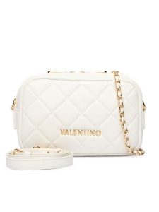 Valentino Torebka Ocarina VBS3KK51R Biały. Białe listonoszki Valentino, bez wzorów, ze skóry, bez dodatków. Za 569,99 zł.