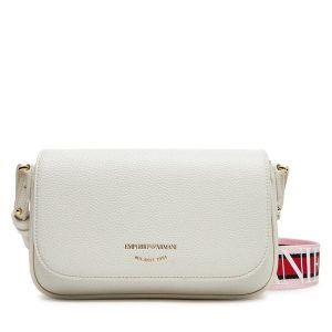 Torebka Emporio Armani. Białe listonoszki Emporio Armani, bez wzorów, bez dodatków. Za 519,99 zł.