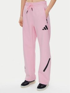 Adidas Spodnie dresowe Z.N.E. Barrel JC5410 Różowy Loose Fit. Czerwone spodnie dresowe ADIDAS, m, bez wzorów, z bawełny. Za 249,99 zł.