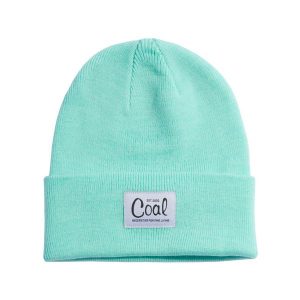 Czapka zimowa damska COAL MEL BEANIE mint. Zielone czapki COAL, bez wzorów, sportowe. Za 29,00 zł.