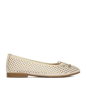 Baleriny Lasocki. Brązowe balerinki Lasocki, bez wzorów, bez obcasa, bez zapięcia. Za 199,99 zł.