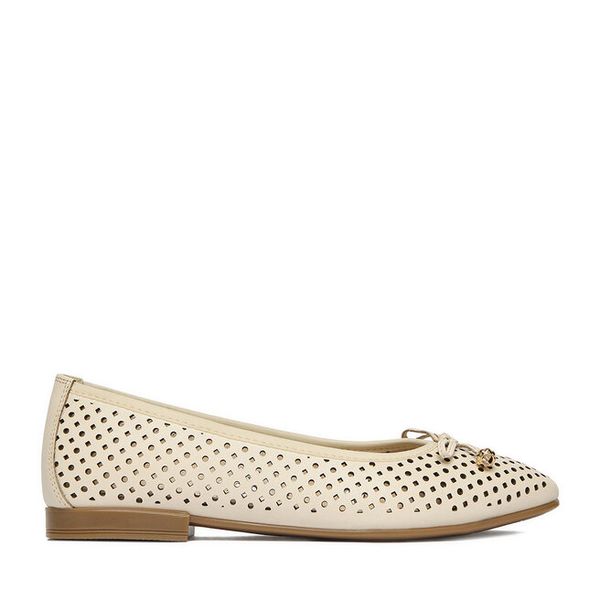 Baleriny Lasocki. Brązowe balerinki Lasocki, bez wzorów, bez obcasa, bez zapięcia. Za 199,99 zł.