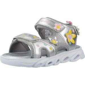 Sandały CONGUITOS COSH260017 Srebrny. Szare buty trekkingowe CONGUITOS, z syntetyku, bez zapięcia. Za 153,99 zł.