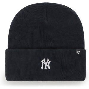 Czapka - Beanie - Base Runner - Logo NY Yankees - granatowy. Niebieskie czapki 47 Brand, bez wzorów, sportowe. Za 148,50 zł.