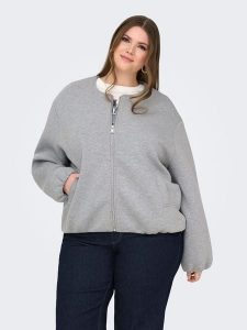 ONLY Carmakoma Kurtka w kolorze szarym rozmiar: XL-54. Szare kurtki Only Carmakoma, s, bez wzorów, z materiału, bez kaptura. Za 130,99 zł.