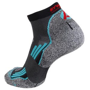 Krótkie skarpety damskie Rywan No Limit Pro Walk. Czarne skarpetki RYWAN, bez wzorów. Za 130,50 zł.