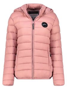 Geographical Norway Kurtka pikowana w kolorze jasnoróżowym rozmiar: L. Różowe kurtki Geographical Norway, l, bez wzorów, bez kaptura. Za 144,92 zł.