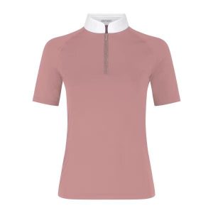 Kobieta konkursowa koszula z zamkiem Kentucky Horsewear Classic. Czerwone koszule KENTUCKY HORSEWEAR, bez wzorów, z materiału, bez kołnierzyka, bez ramiączek. Za 446,50 zł.