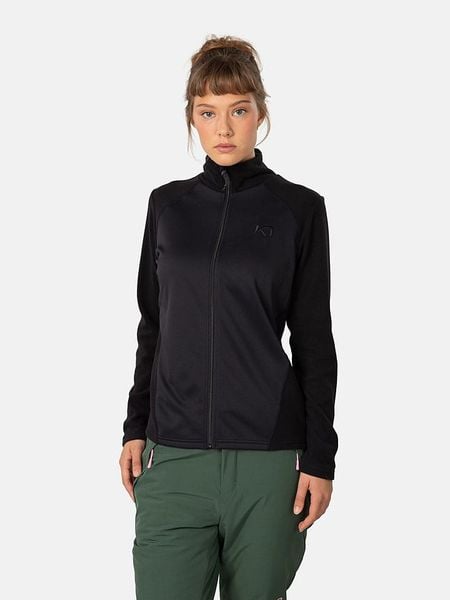 KARI TRAA Bluza polarowa "Kari" w kolorze czarnym rozmiar: M. Czarne bluzy Kari Traa, m, bez wzorów, z polaru, bez kaptura. Za 127,05 zł.