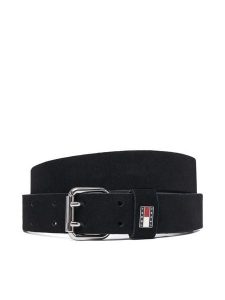 Tommy Jeans Pasek Tjw Square 3.0 Suede AW0AW19300 Czarny. Czarne paski Tommy Jeans, bez wzorów, z jeansu. Za 189,99 zł.