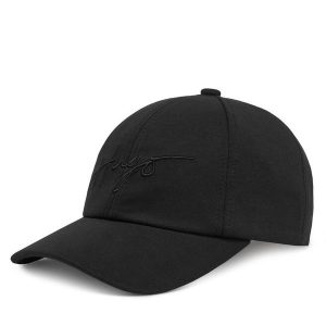 Czapka z daszkiem HUGO. Czarne czapki Hugo, bez wzorów. Za 129,99 zł.