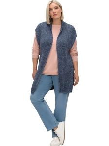 WITT WEIDEN Kamizelka w kolorze granatowym rozmiar: 48. Niebieskie kamizelki WITT WEIDEN, bez wzorów, bez kołnierzyka, bez ramiączek, bez kaptura. Za 56,93 zł.