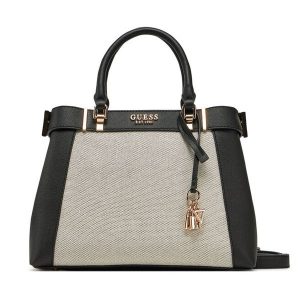 Torebka Guess. Brązowe kuferki Guess, z aplikacjami, bez dodatków. Za 509,99 zł.