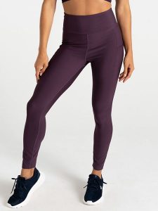 Dare 2b Legginsy sportowe "Hustle" w kolorze fioletowym rozmiar: 40. Różowe legginsy Dare 2b, bez wzorów, z materiału, outdoorowe. Za 118,84 zł.