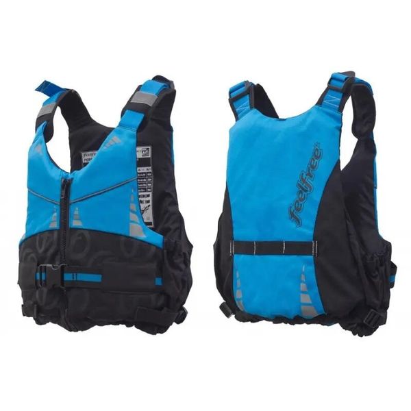 Kamizelka kapok na wodę dla dorosłych Aquarius FeelFree Advance. Niebieskie kamizelki AQUARIUS, xs, bez wzorów, bez kołnierzyka, bez ramiączek, bez kaptura. Za 199,99 zł.