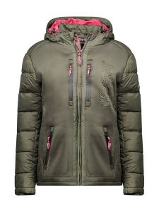Canadian Peak Kurtka zimowa "Beachweak" w kolorze khaki rozmiar: XL. Brązowe kurtki Canadian Peak, na zimę, xl, bez wzorów, z puchu, bez kaptura. Za 217,99 zł.