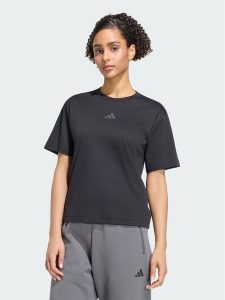 Adidas T-Shirt Z.N.E. KF6357 Czarny Regular Fit. Czarne t-shirty ADIDAS, xs, bez wzorów, z bawełny, bez kołnierzyka, bez ramiączek. Za 178,99 zł.