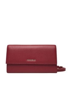 Coccinelle Torebka Mw5 Metallic Soft E2 MW5 18 27 01 Bordowy. Czerwone torebki klasyczne Coccinelle, bez wzorów, ze skóry, bez dodatków. Za 599,99 zł.