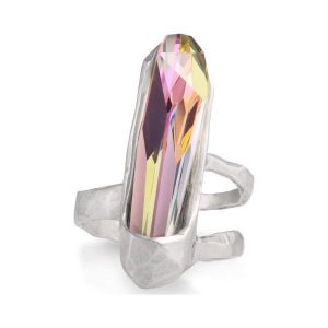 PROMOCJA Srebrny Pierścionek - srebro 925, Swarovski. Pierścionki marki W.KRUK. W wyprzedaży za 149,00 zł.
