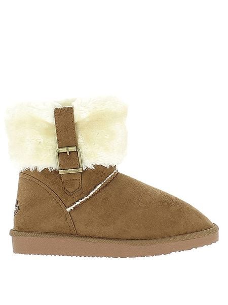 Blackfield Botki zimowe "Afton" w kolorze jasnobrązowym rozmiar: 41. Brązowe botki Blackfield, na zimę, z aplikacjami, z materiału, z okrągłym noskiem, bez obcasa, bez zapięcia. Za 110,04 zł.