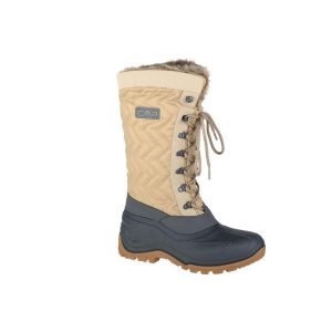 Buty zimowe damskie, Nietos. Brązowe buty trekkingowe CMP, bez zapięcia. W wyprzedaży za 210,00 zł.