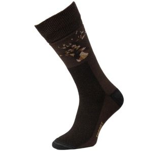 Skarpety myśliwskie unisex Tagart Pro-line Deer z wełny merino. Brązowe skarpetki tagart, bez wzorów, z lycry. Za 59,00 zł.