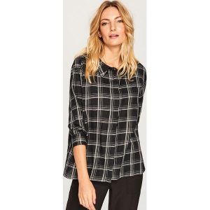 Koszula w kratę - Czarny. Koszule marki Reserved. W wyprzedaży za 29,99 zł.