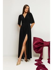 Made of emotion Sukienka w kolorze czarnym rozmiar: L. Czarne sukienki Made Of Emotion, na co dzień, l, bez wzorów, bez kołnierzyka, bez ramiączek, maxi, proste. Za 269,99 zł.