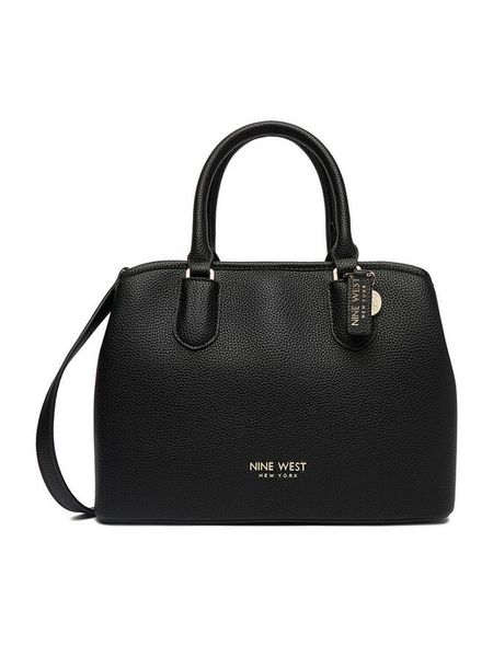 Nine West Torebka CEO-Vena-KY255 Czarny. Czarne kuferki Nine West, bez wzorów, z materiału, bez dodatków. Za 249,99 zł.