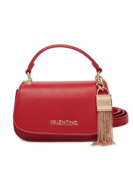 Valentino Torebka Iride VBS9OU10 Czerwony. Czerwone torebki klasyczne Valentino, bez wzorów, ze skóry, bez dodatków. Za 350,99 zł.