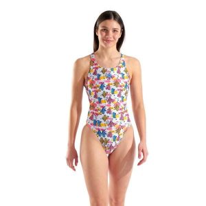 Strój kąpielowy Arena Desert Swimsuit Swim Tech Back. Białe stroje jednoczęściowe Arena, bez wzorów. Za 249,99 zł.