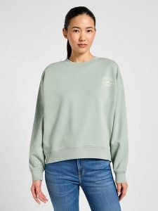Lee Bluza w kolorze zielonym rozmiar: M. Zielone bluzy Lee, m, bez wzorów, bez kaptura. Za 131,74 zł.