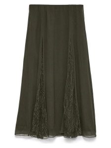Vero Moda Spódnica w kolorze khaki rozmiar: S. Brązowe spódnice Vero Moda, s, bez wzorów, z koronki, midi. Za 149,95 zł.
