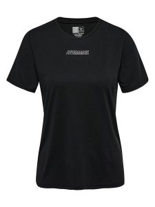 Hummel Koszulka "Te Tola" w kolorze czarnym rozmiar: S. Czarne bluzki Hummel, s, bez wzorów, bez kołnierzyka, bez ramiączek. Za 41,69 zł.