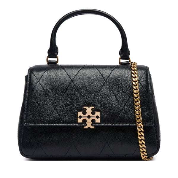 Torebka Tory Burch. Czarne kuferki Tory Burch, bez wzorów, bez dodatków. Za 2 029,00 zł.