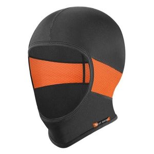 Czapka letnia z jedwabiu chłodzącego UV, czarna/pomarańczowa. Brązowe czapki WEST BIKING, bez wzorów, z jedwabiu, sportowe. Za 54,32 zł.